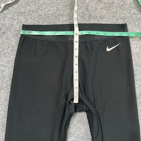 Nike Tights Womens M Medium Black Golf Dri Fit Carbon Heather Pull On Fitted - Picture 3 of 10